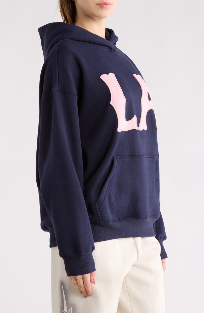 PacSun LA Cotton Blend Hoodie, Alternate, color, Navy