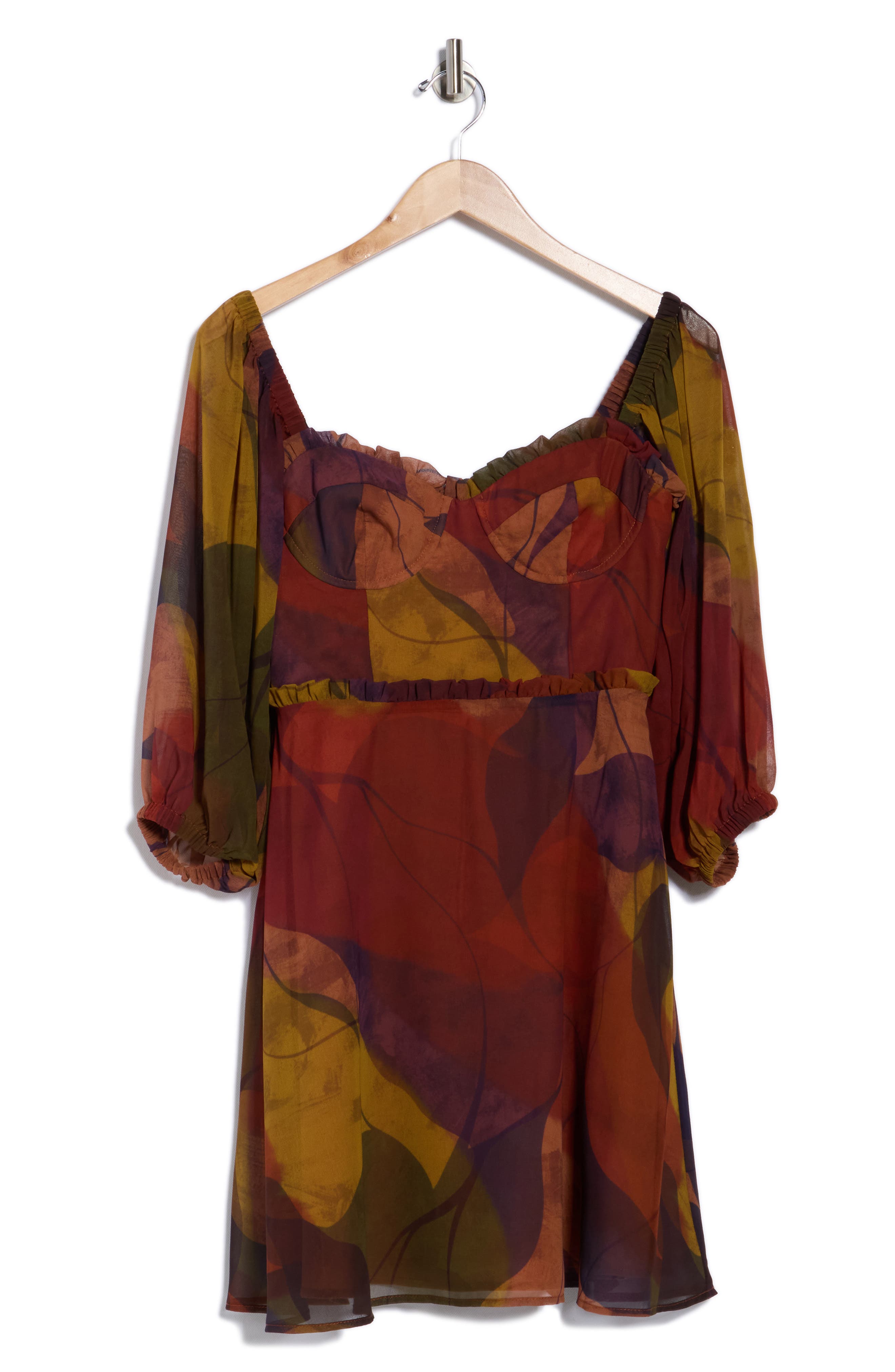 Adela Three-Quarter Sleeve Dress