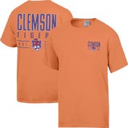 ComfortWash Men's ComfortWash Orange Clemson Tigers Big Name T-Shirt