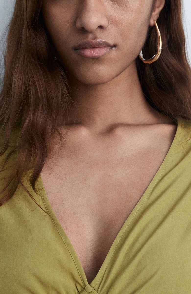 MANGO Flared Satin Dress, Alternate, color,