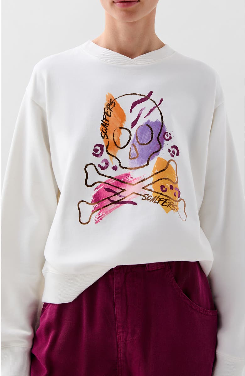 Scalpers Sweet Sweater, Main, color, Offwhite