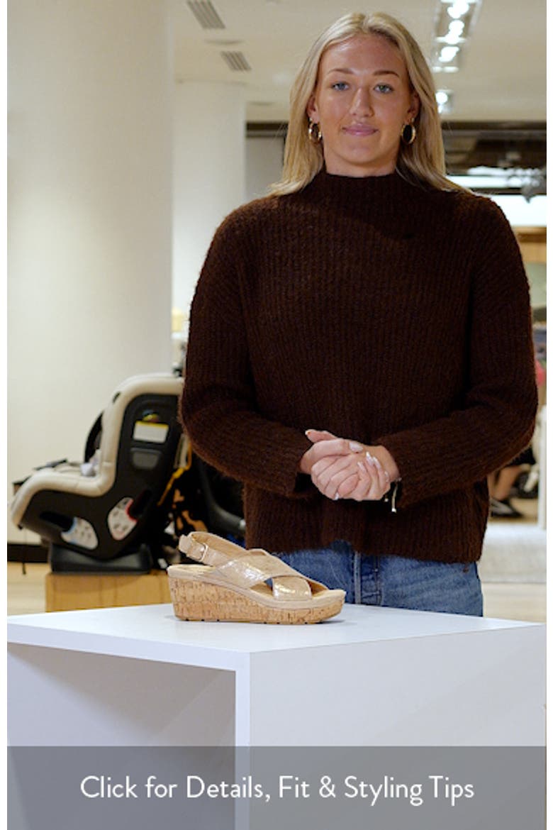 Portola Slingback Wedge Sandal video