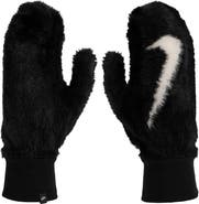 Nike Fuzzy Faux Fur Mittens