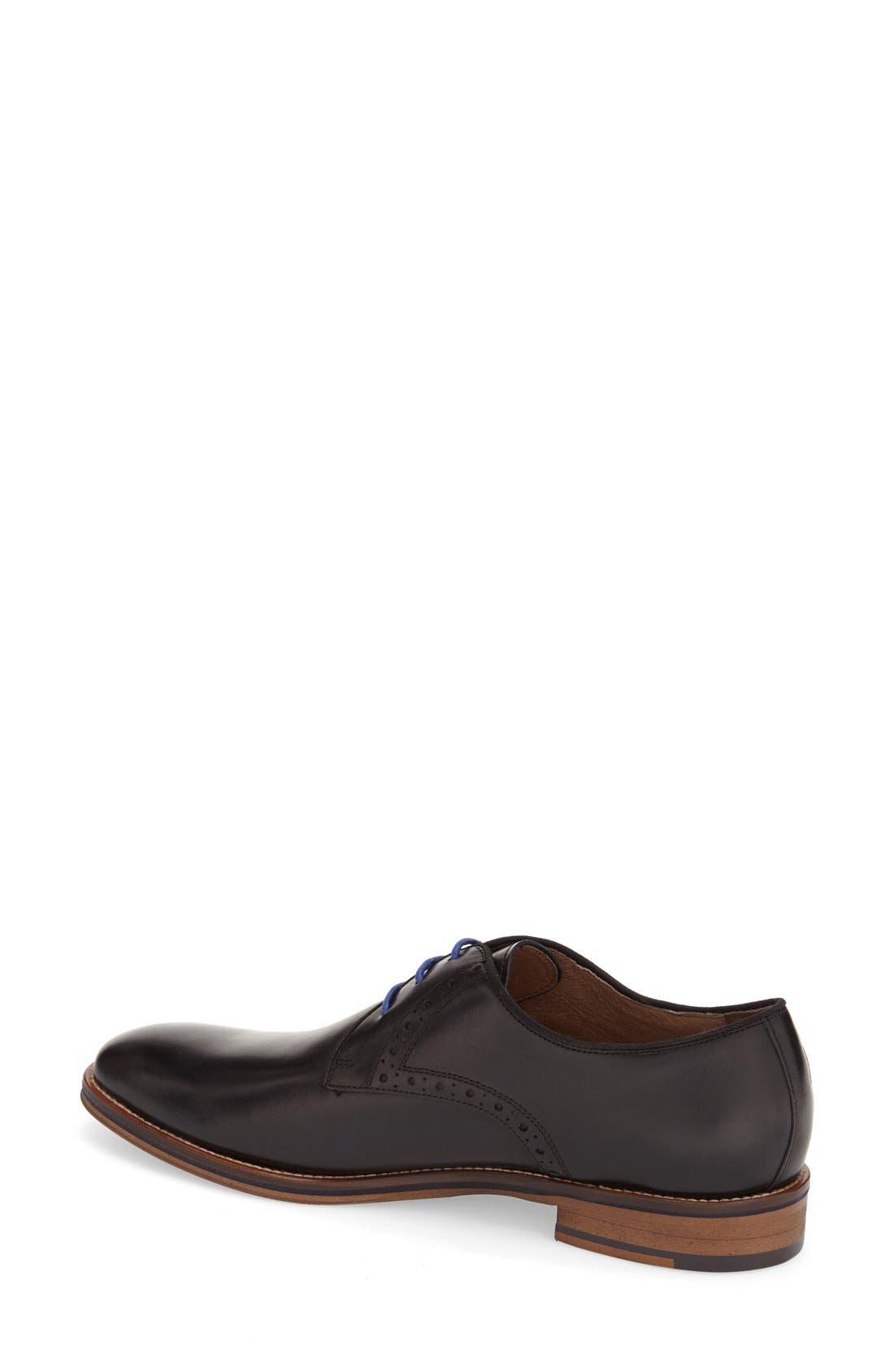 Conard Plain Toe Derby, Alternate, color, BLACK