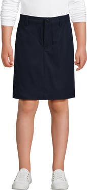 Lands' End School Uniform Girls Active Chino Skort Top of the Knee
