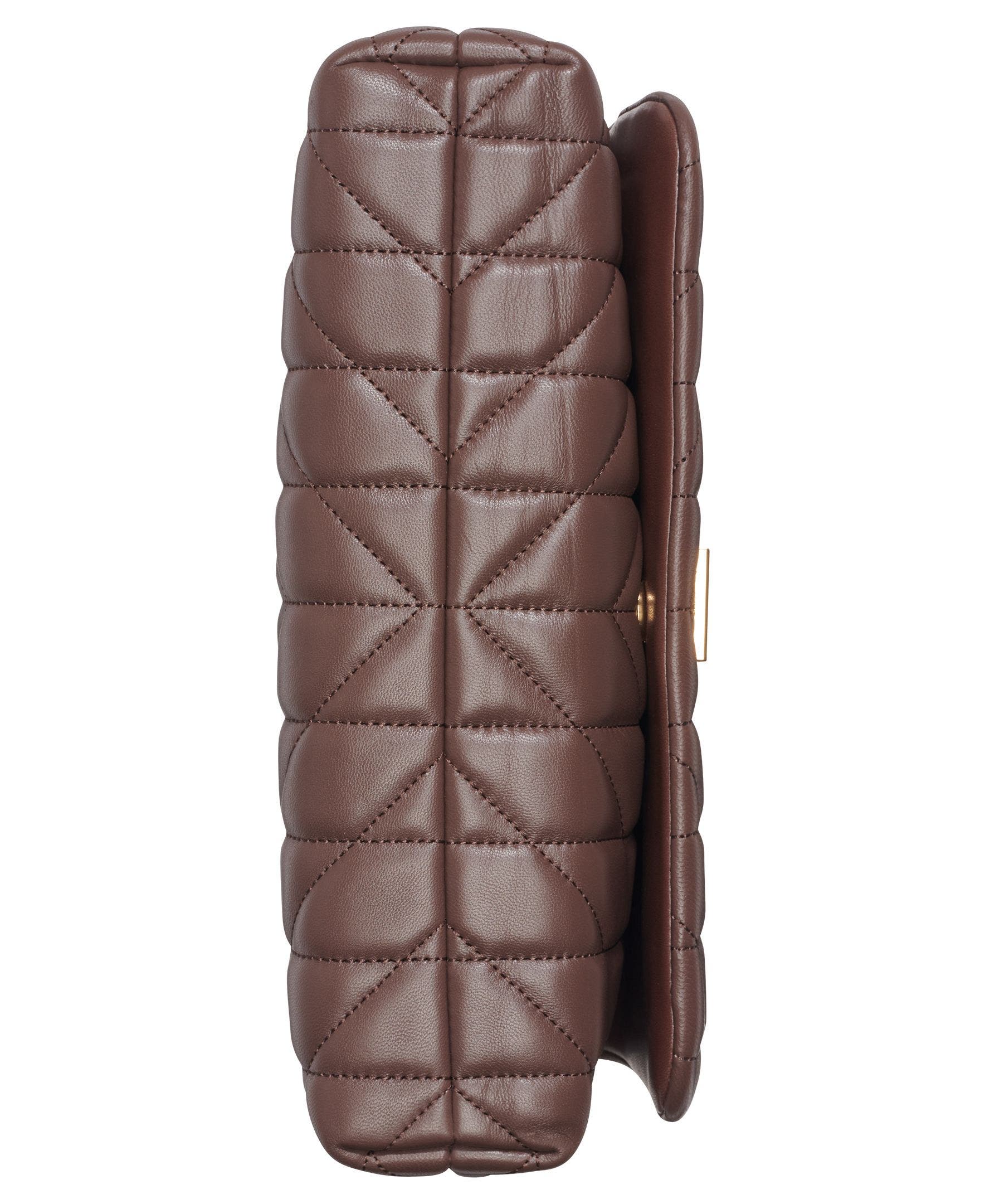 KARL LAGERFELD PARIS Lafayette Shoulder, Alternate, color, Dark Chocolate