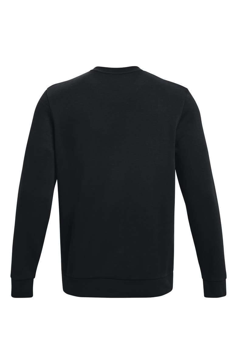 Under Armour UA Icon Fleece Crewneck T-Shirt, Alternate, color, 001 Black