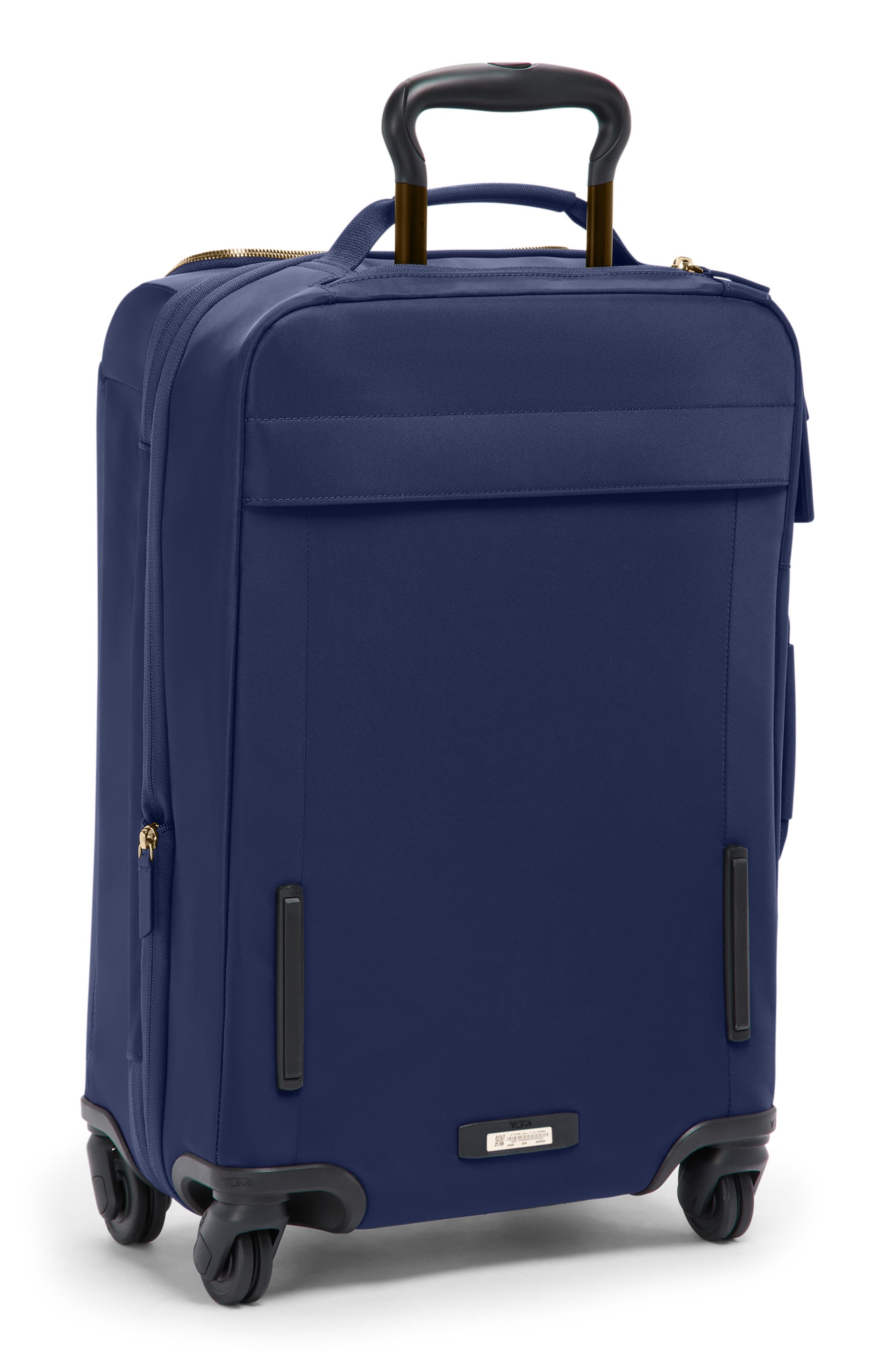 TUMI Léger Dual Access Expandable Carry-On, Alternate, color, Indigo/ Light Gold