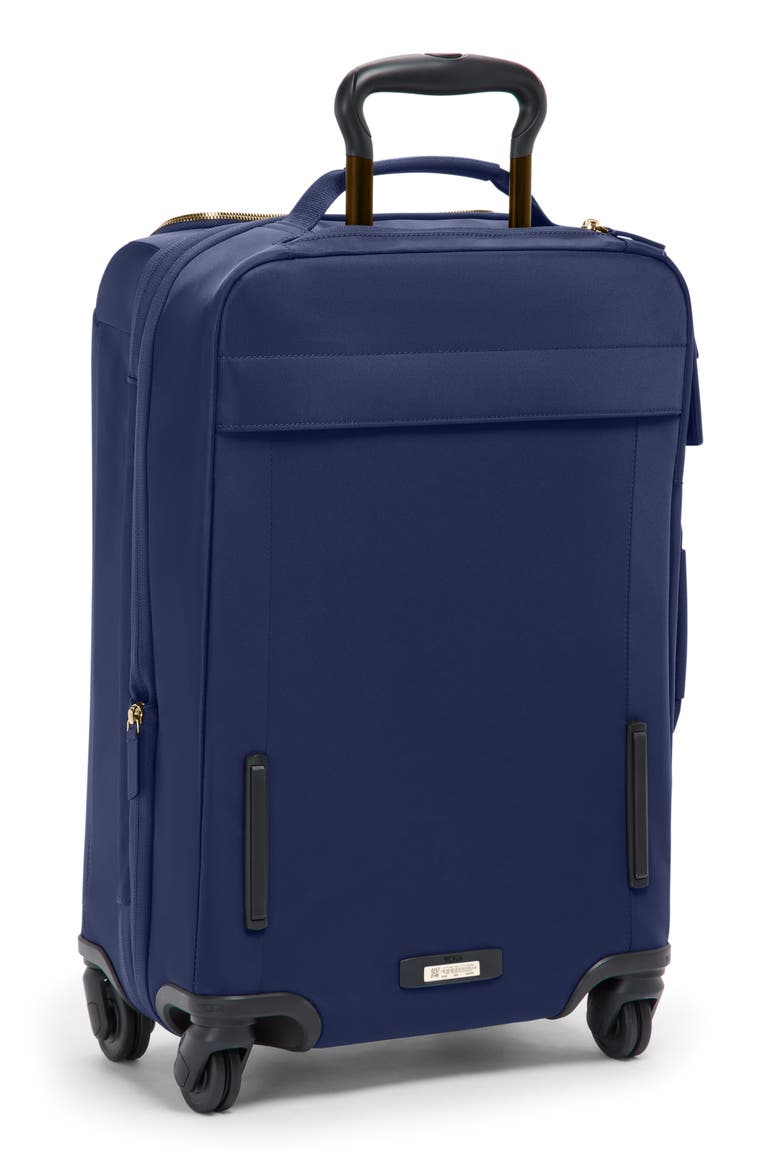 Léger Dual Access Expandable Carry-On, Alternate, color, INDIGO/ LIGHT GOLD