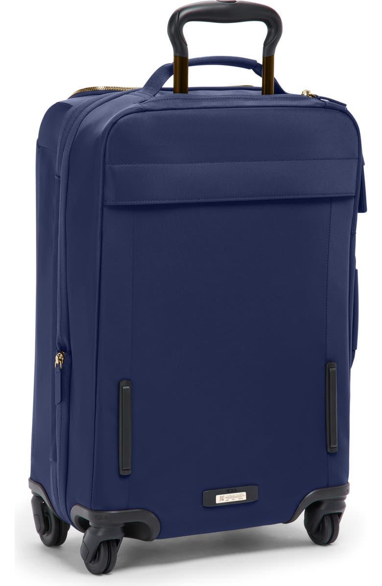 TUMI Léger Dual Access Expandable Carry-On, Alternate, color, Indigo/ Light Gold