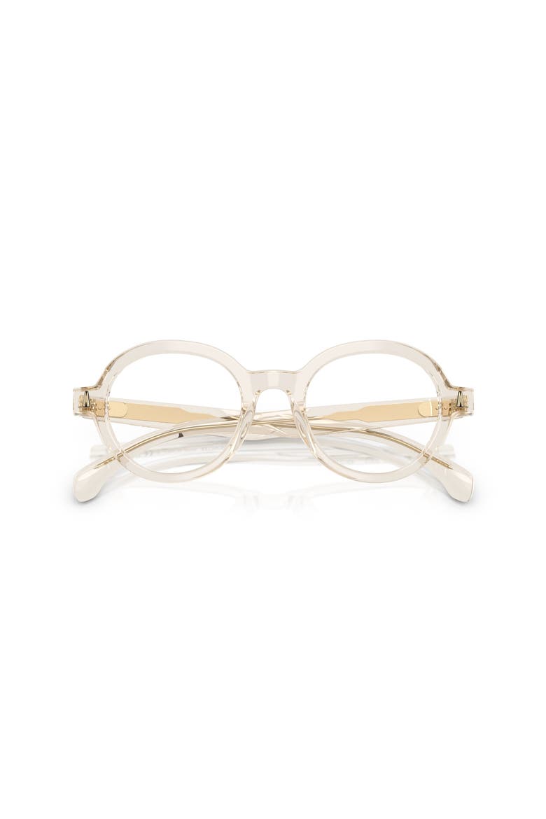 47mm Round optical glasses, Alternate, color, White