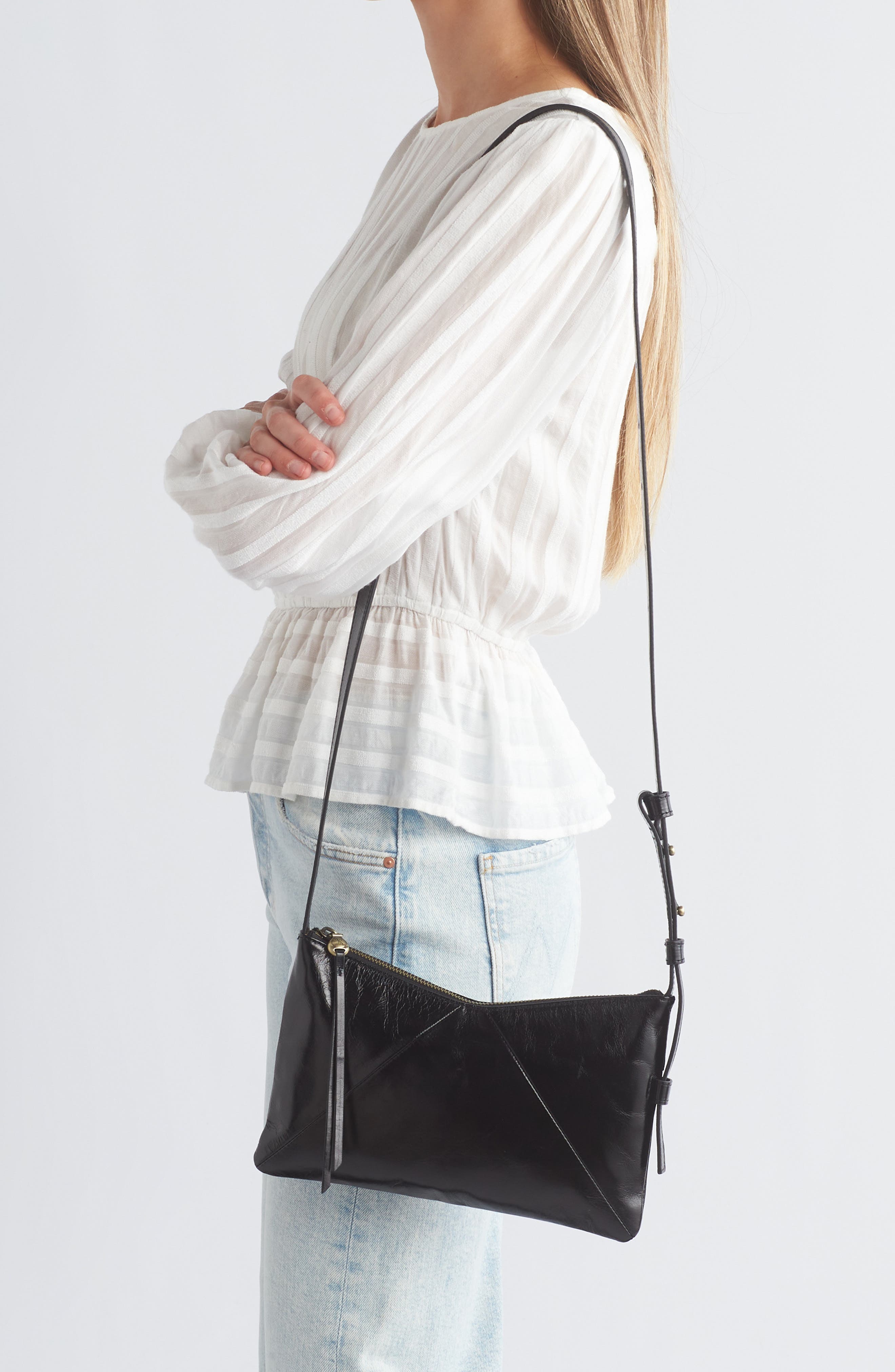 HOBO Paulette Small Leather Crossbody Bag, Alternate, color, 