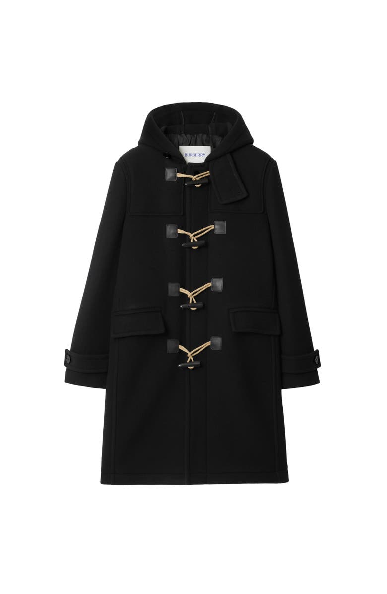 Burberry Wool Duffle Coat, Alternate, color, 