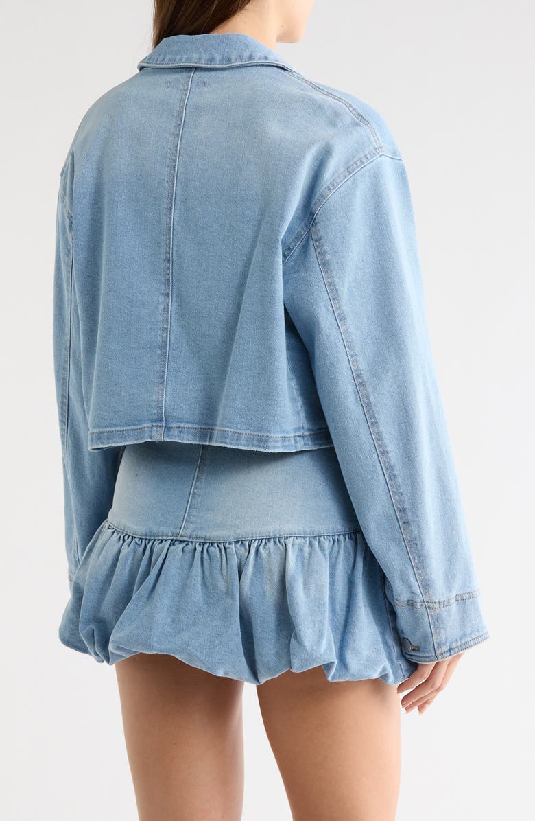 AFRM LOS ANGELES Winslow Denim Jacket, Alternate, color, Sunrise Vintage Wash