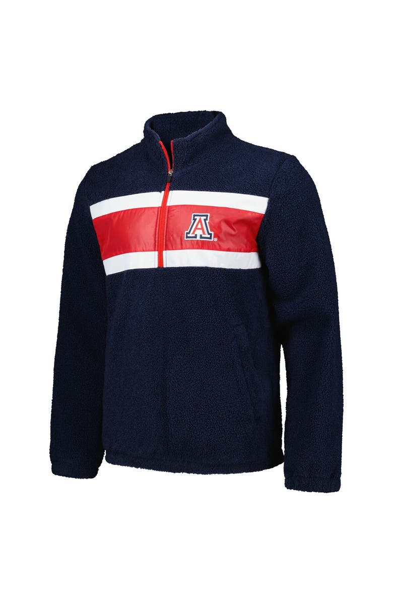 G-III SPORTS BY CARL BANKS Men's G-III Sports by Carl Banks Navy Arizona Wildcats Pinch Runner Half-Zip Top, Alternate, color, Navy