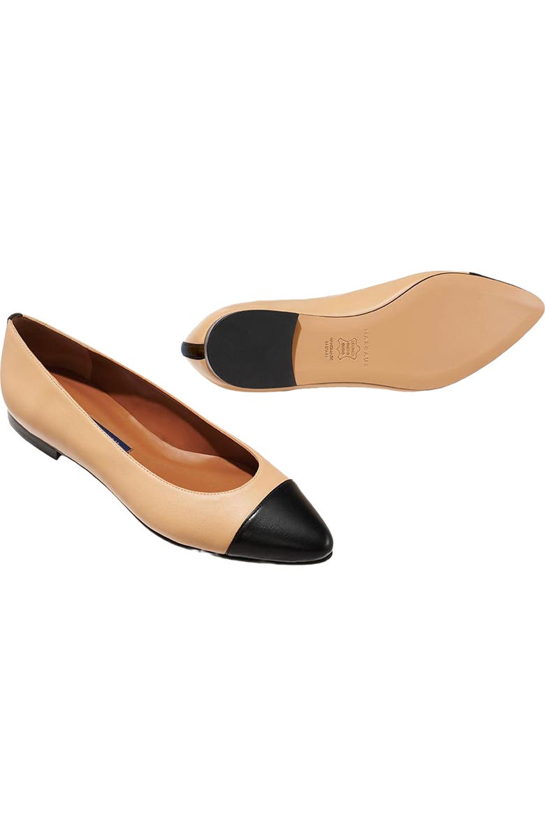 MARGAUX The Cap-Toe Pointe, Alternate, color, Dune And Black