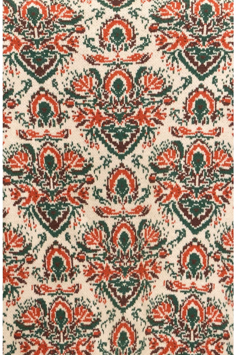 Effie Baroque Cardigan, Alternate, color, TAPIOCA / PICANTE
