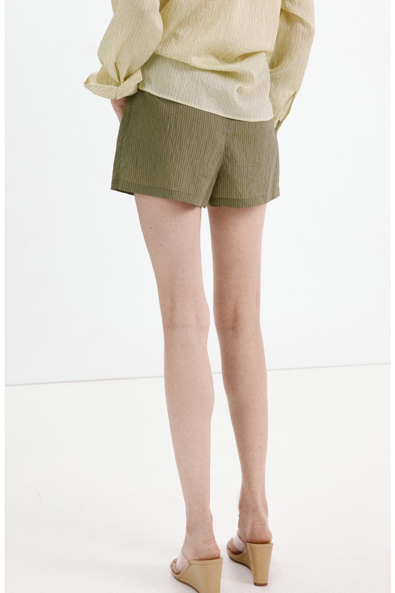 Striped Skort, Alternate, color, GREEN