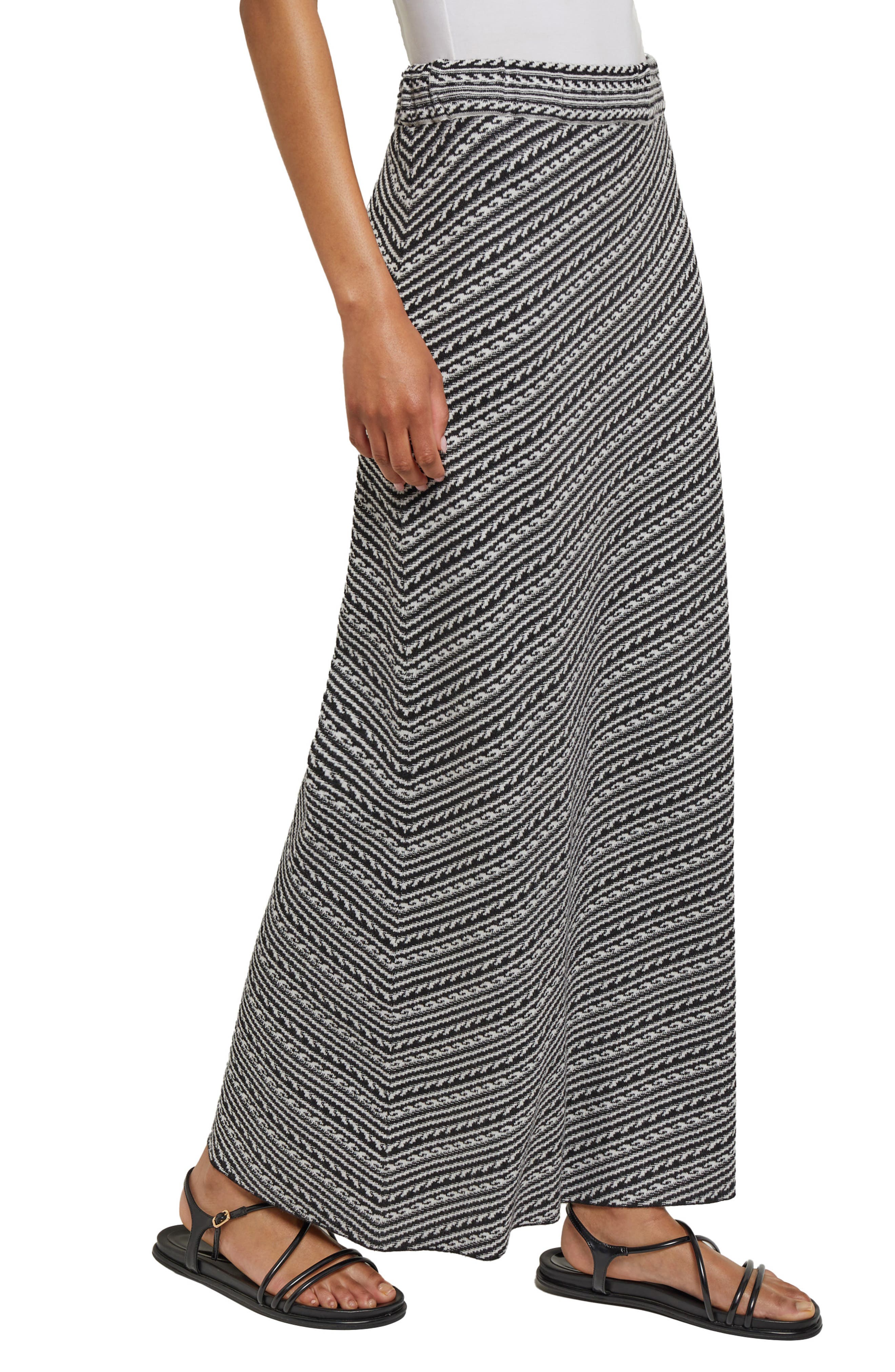 Misook A-Line Jacquard Knit Maxi Skirt (Women) | Nordstromrack
