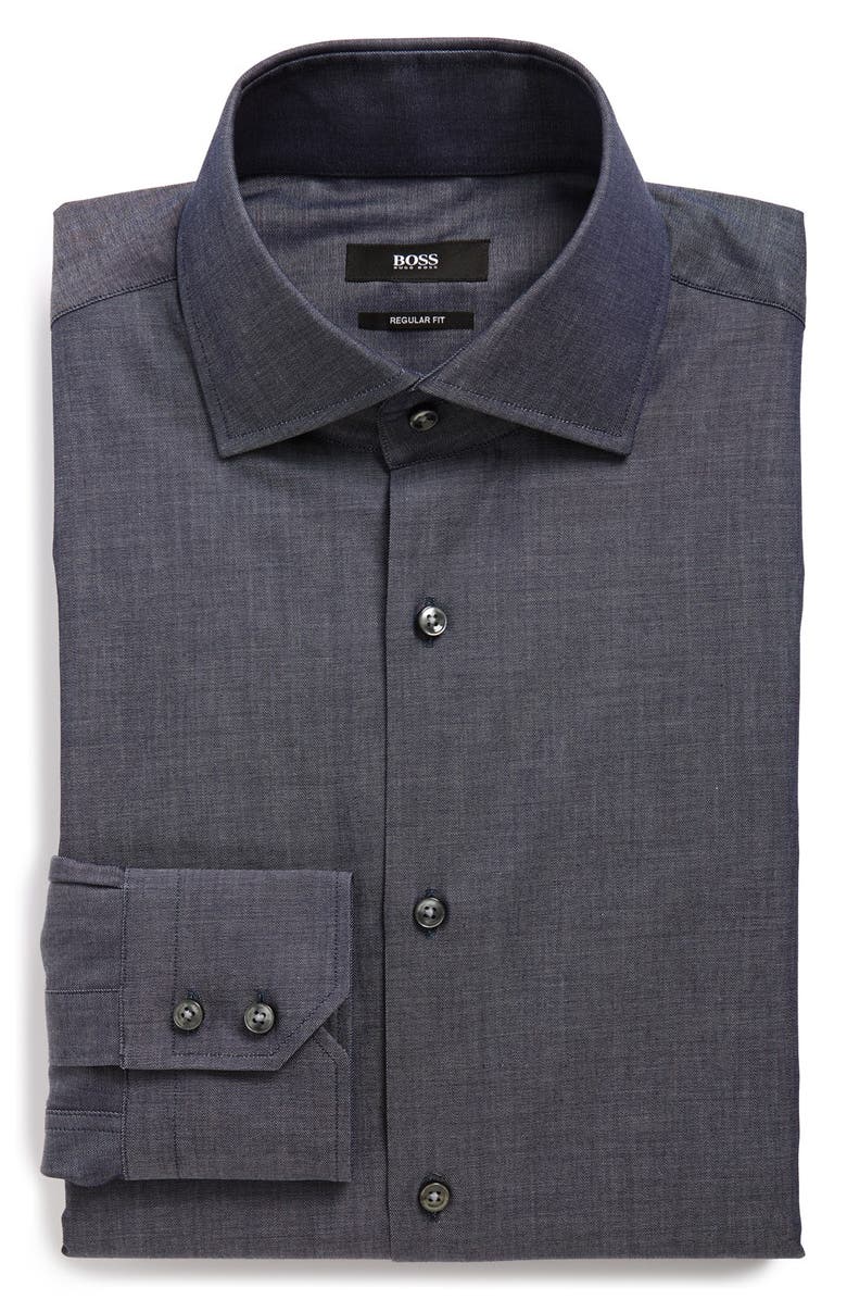 BOSS 'Gerald' WW Regular Fit Dress Shirt, Main, color, 