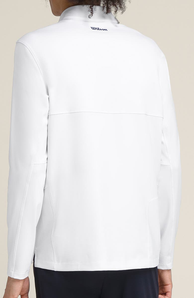 WILSON Elevate Performance Half Zip Pullover, Alternate, color, Bright White