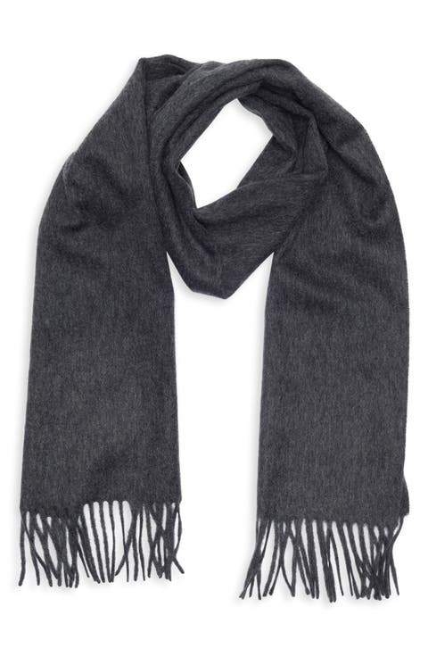 Men's Cashmere Fringe Scarf