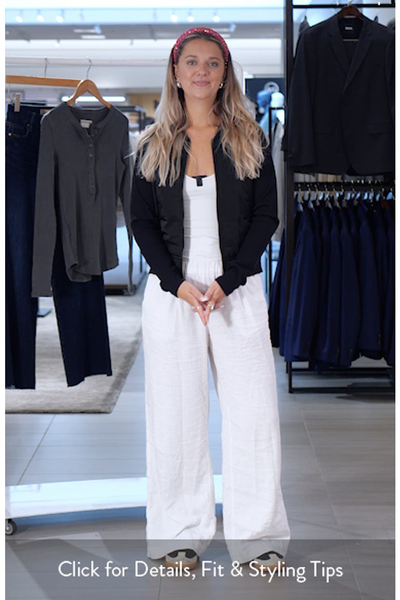 Seamless Mixed Media Bomber Jacket video