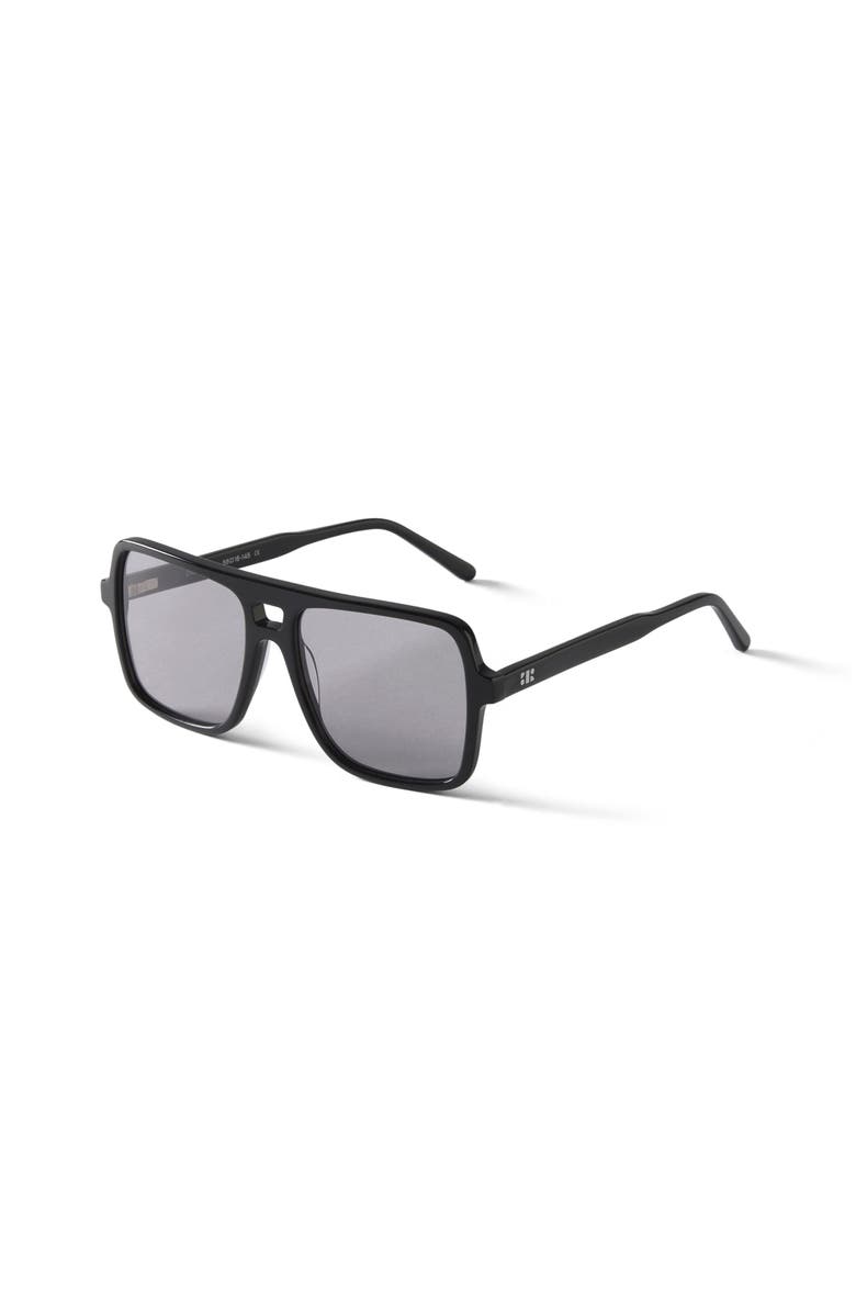 French Kiwis Eyewear Dallas Sunglasses, Alternate, color, Black