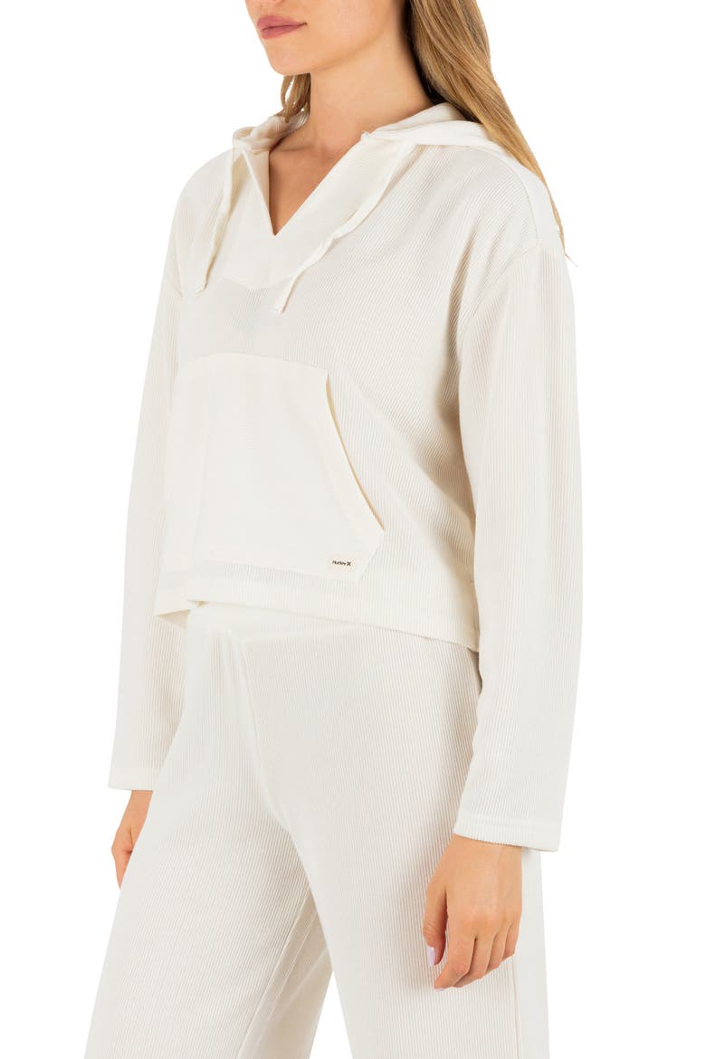 Positano Rib Hoodie, Alternate, color, TOFU
