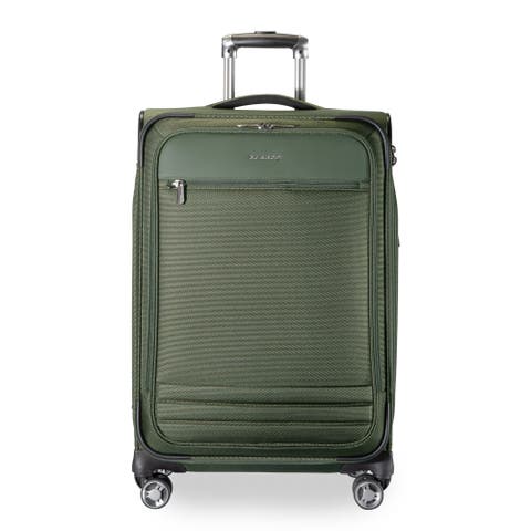 Ashbury Softside Luggage, Expandable Suitcase, Lightweight Sustainable rPET Travel Bag with TSA Lock & Dual Spinner Wheels, 24-inch Medium Check-in