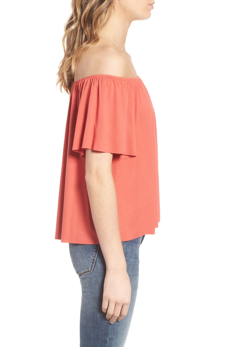BP. Off the Shoulder Top, Alternate, color,