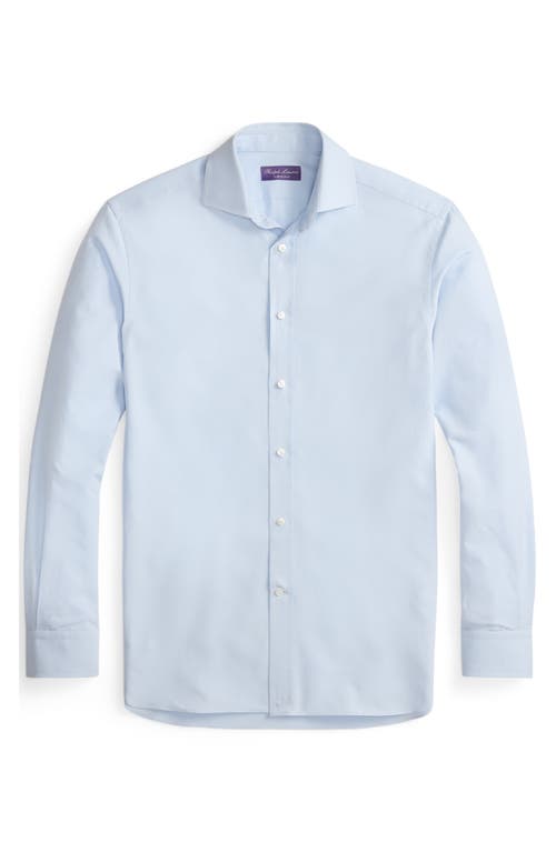 Ralph Lauren Purple Label Aston Cotton Oxford Button-up Shirt In Blue