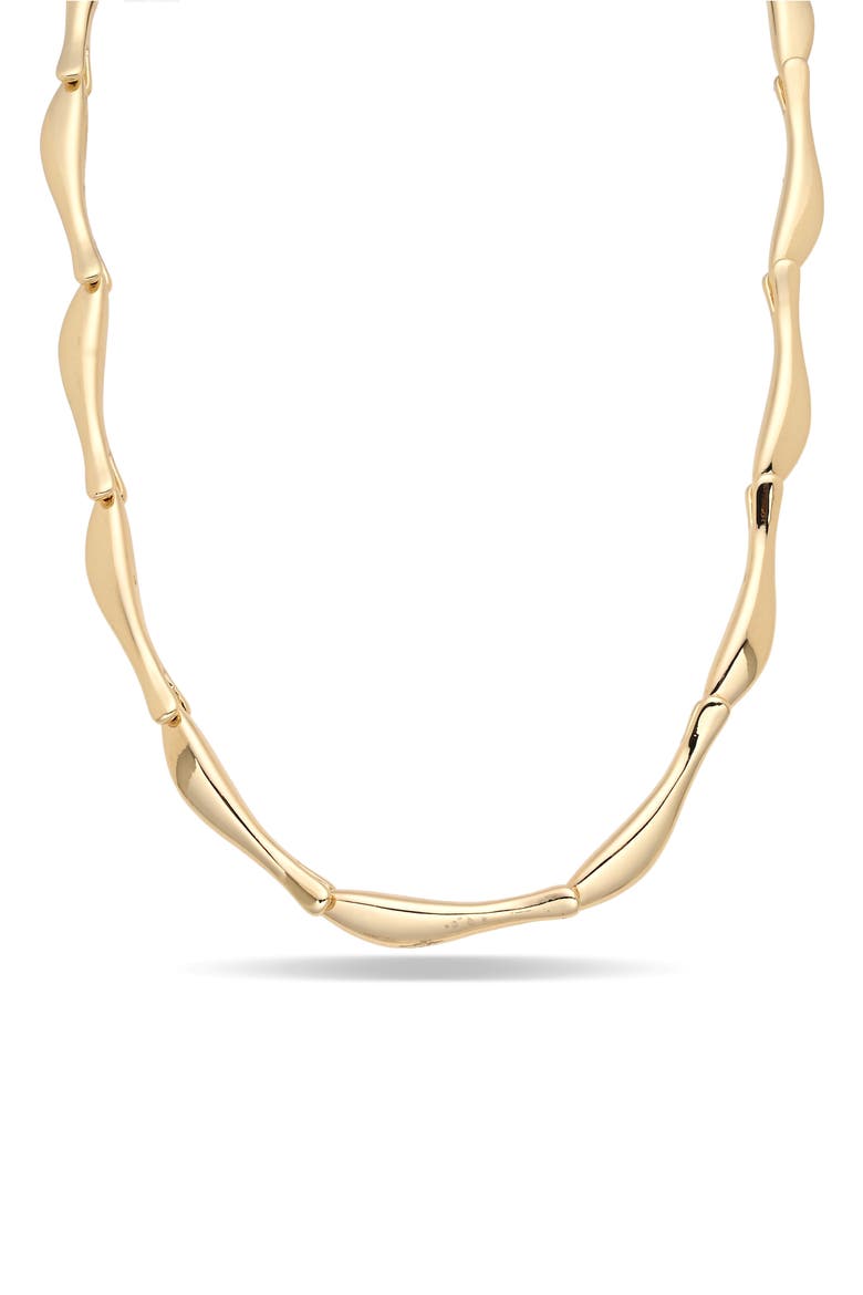 Contour Collar Necklace, Alternate, color, GOLD