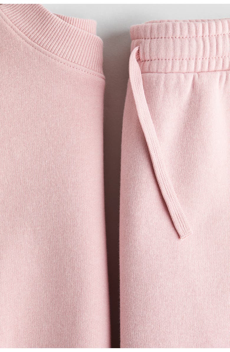 H&M 2-piece Sweatshirt And Joggers Set, Alternate, color, Light Pink
