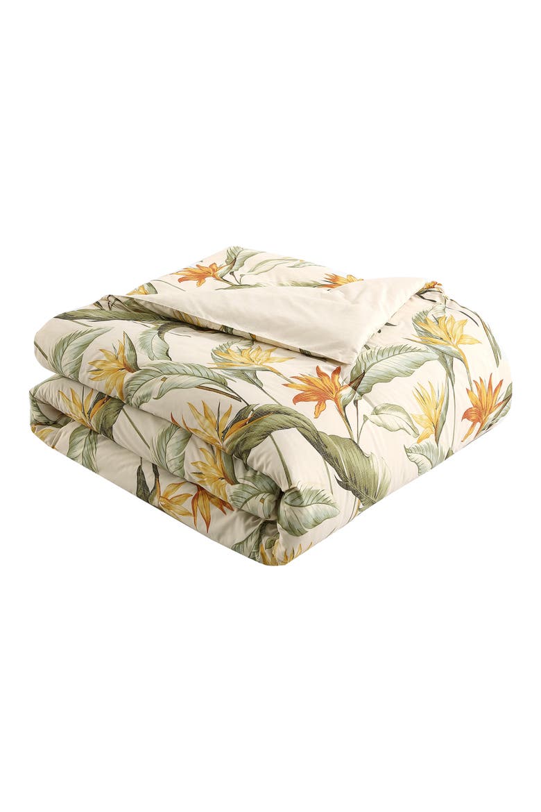 Birds Of Paradise Comforter, Sham & Pillow Set, Alternate, color, IVORY MULTI