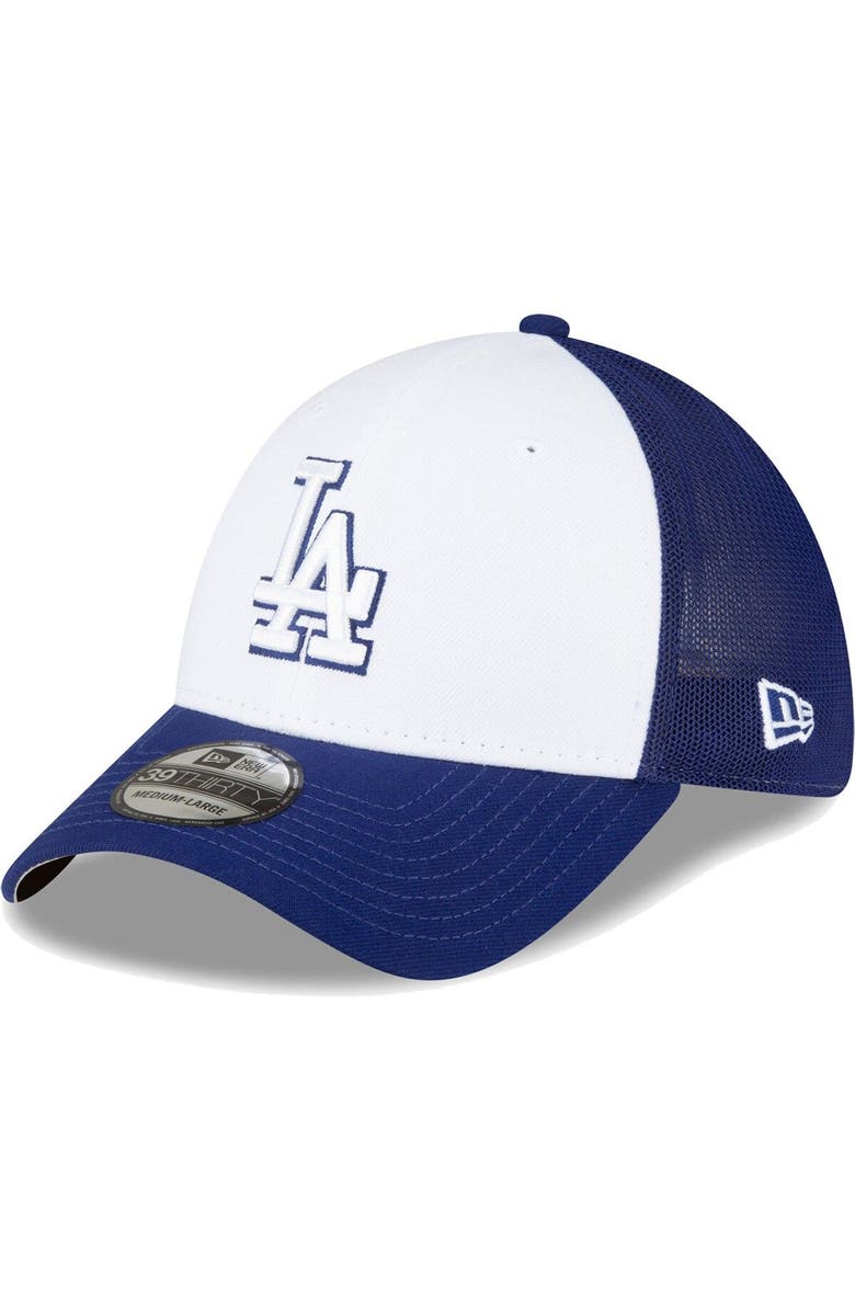 New Era Men's New Era Royal/White Los Angeles Dodgers 2023 On-Field Batting Practice 39THIRTY Flex Hat, Main, color, White