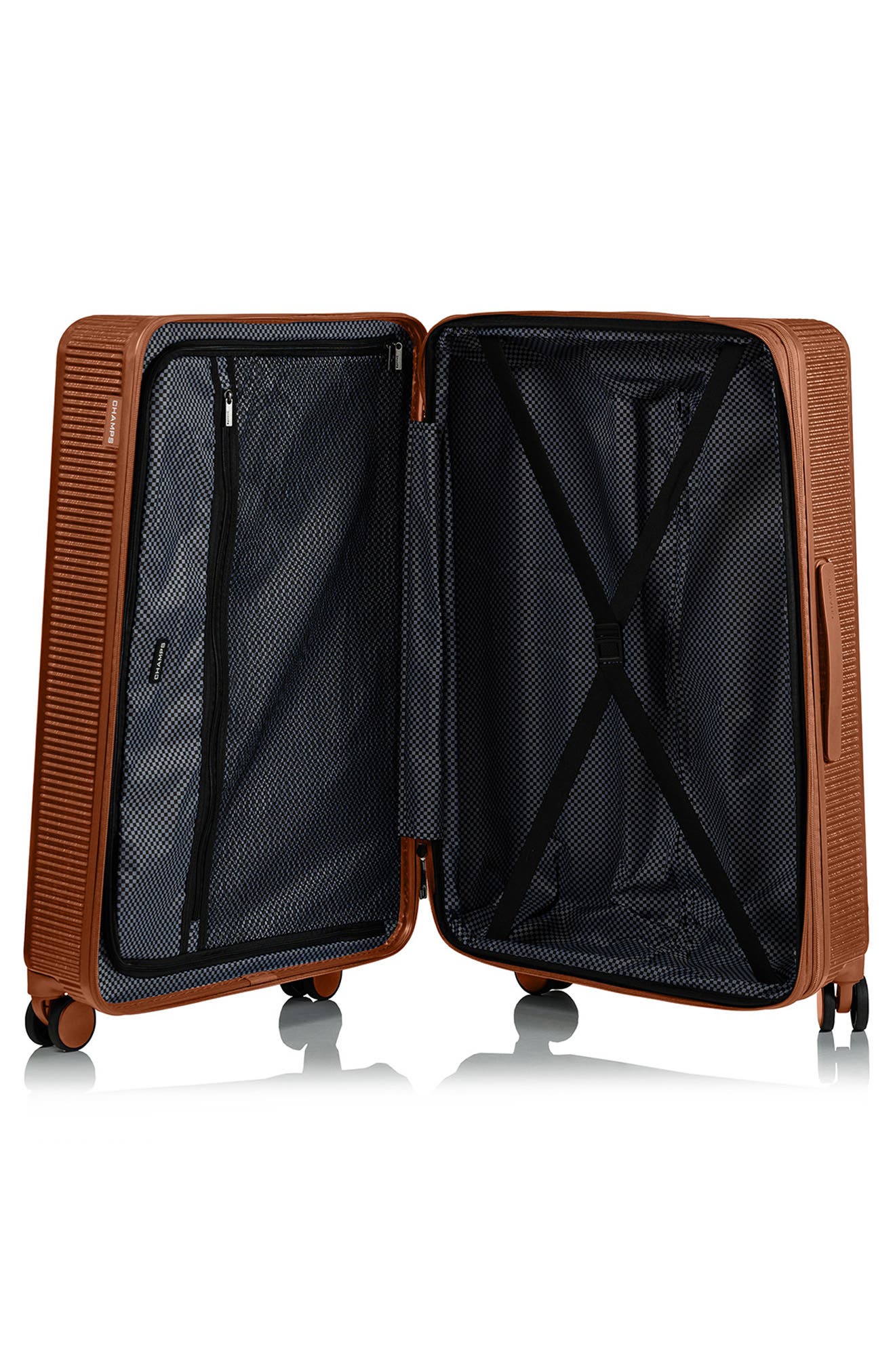 CHAMPS Iconic II 3-Piece Luggage Set, Alternate, color, Rose Gold