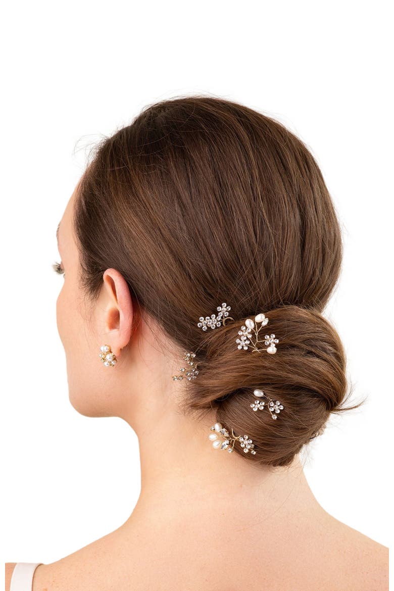 Adriana Hair Pins, Alternate, color, Gold