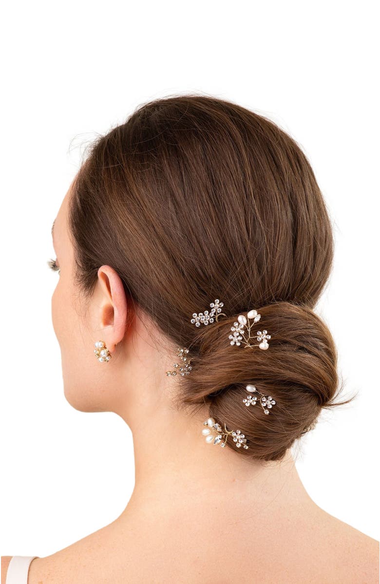 Olive & Piper Adriana Hair Pins, Alternate, color, Gold