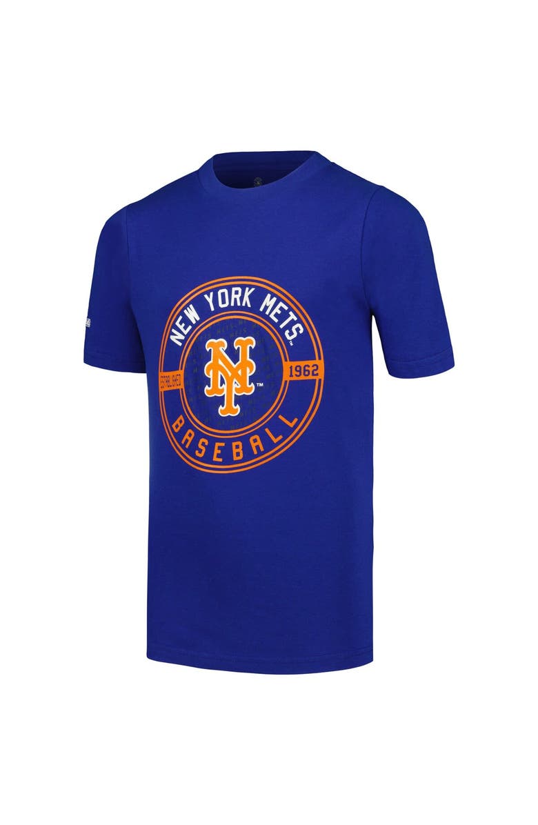 STITCHES Youth Stitches Royal/White New York Mets T-Shirt Combo Set, Alternate, color, 