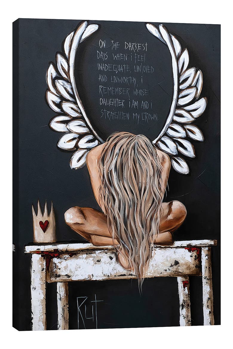 On The Darkest Days by Rut Art Creations Canvas Wall Art 18" x 26", Main, color, MULTI