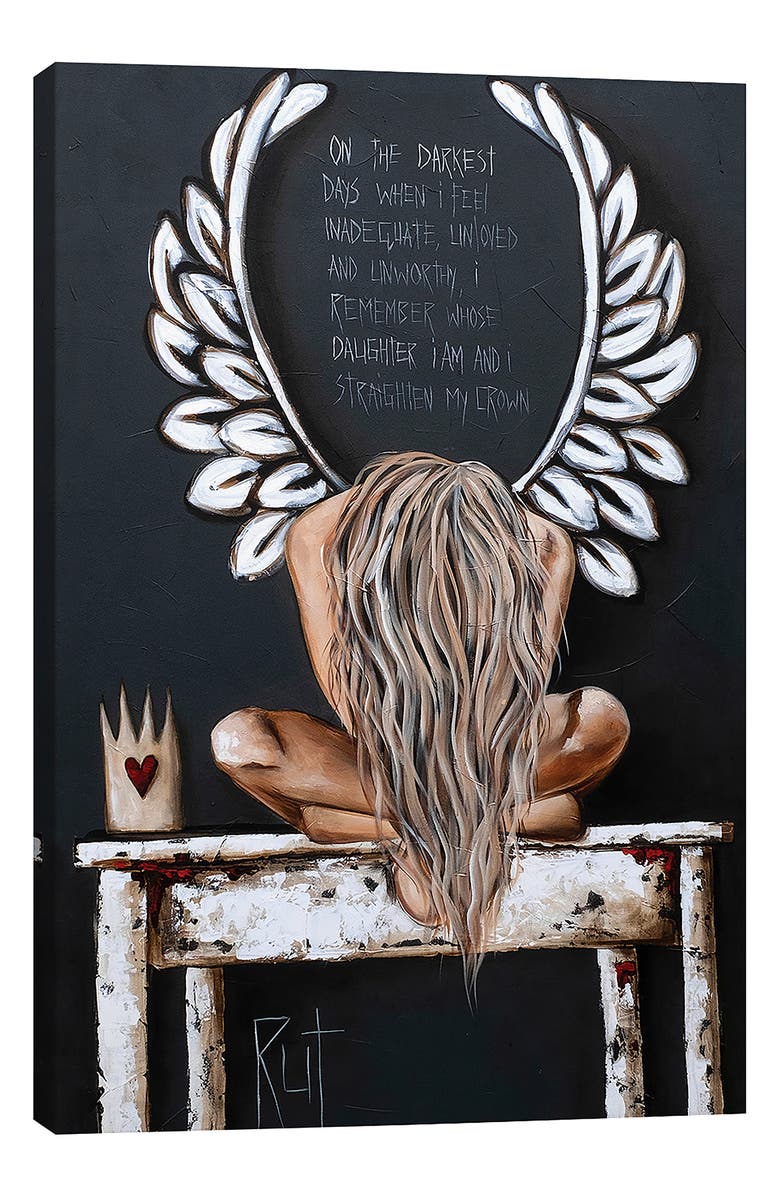 iCanvas On The Darkest Days by Rut Art Creations Canvas Wall Art 18" x 26", Main, color, 