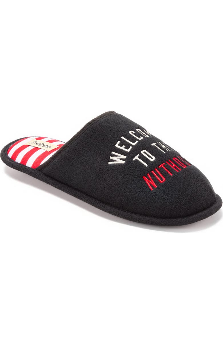 DEARFOAMS Nuthouse Slipper, Main, color, Black