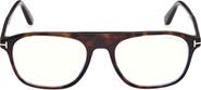 TOM FORD 53mm Pilot Sunglasses