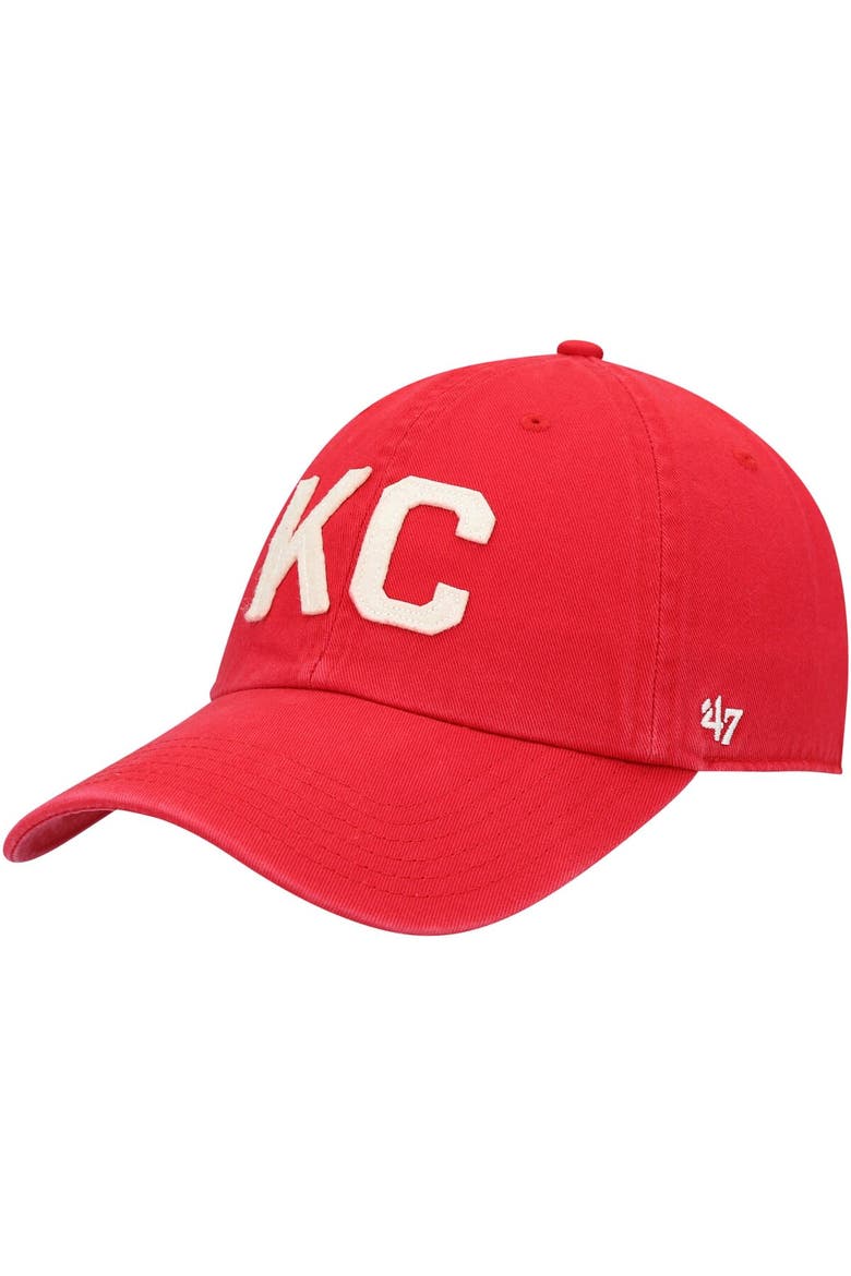 Women's '47 Red Kansas City Chiefs Finley Clean Up Adjustable Hat, Main, color, Red