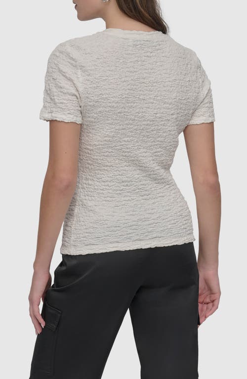 DKNY DKNY TEXTURED T-SHIRT