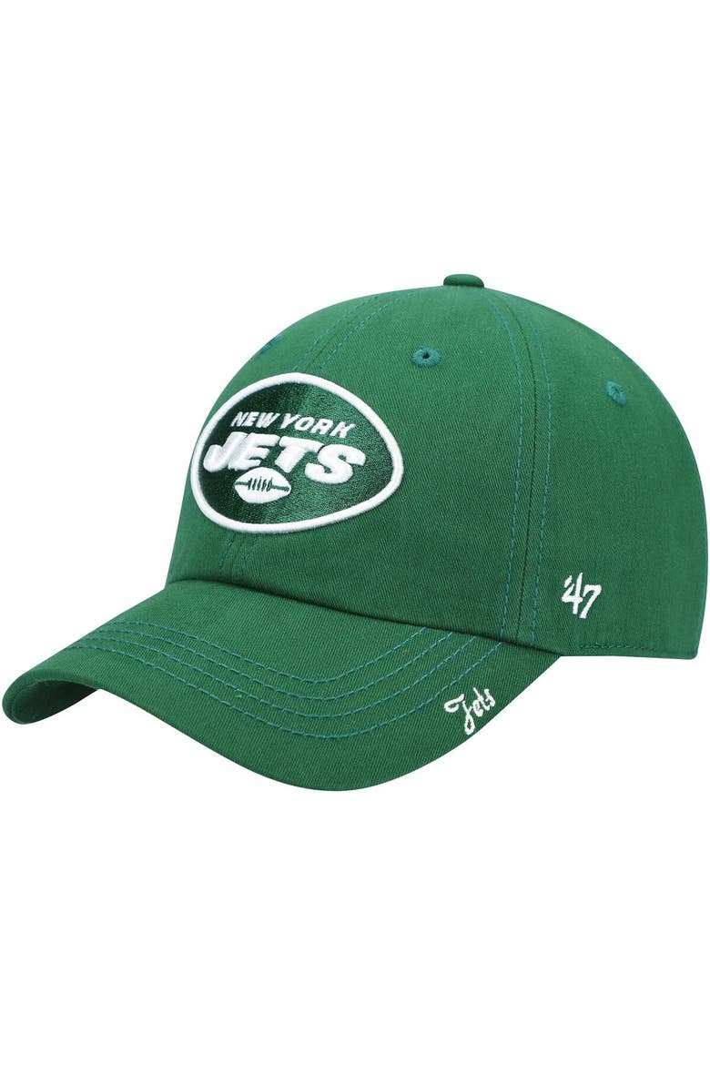 Women's '47 Green New York Jets Miata Clean Up Primary Adjustable Hat, Main, color, Green