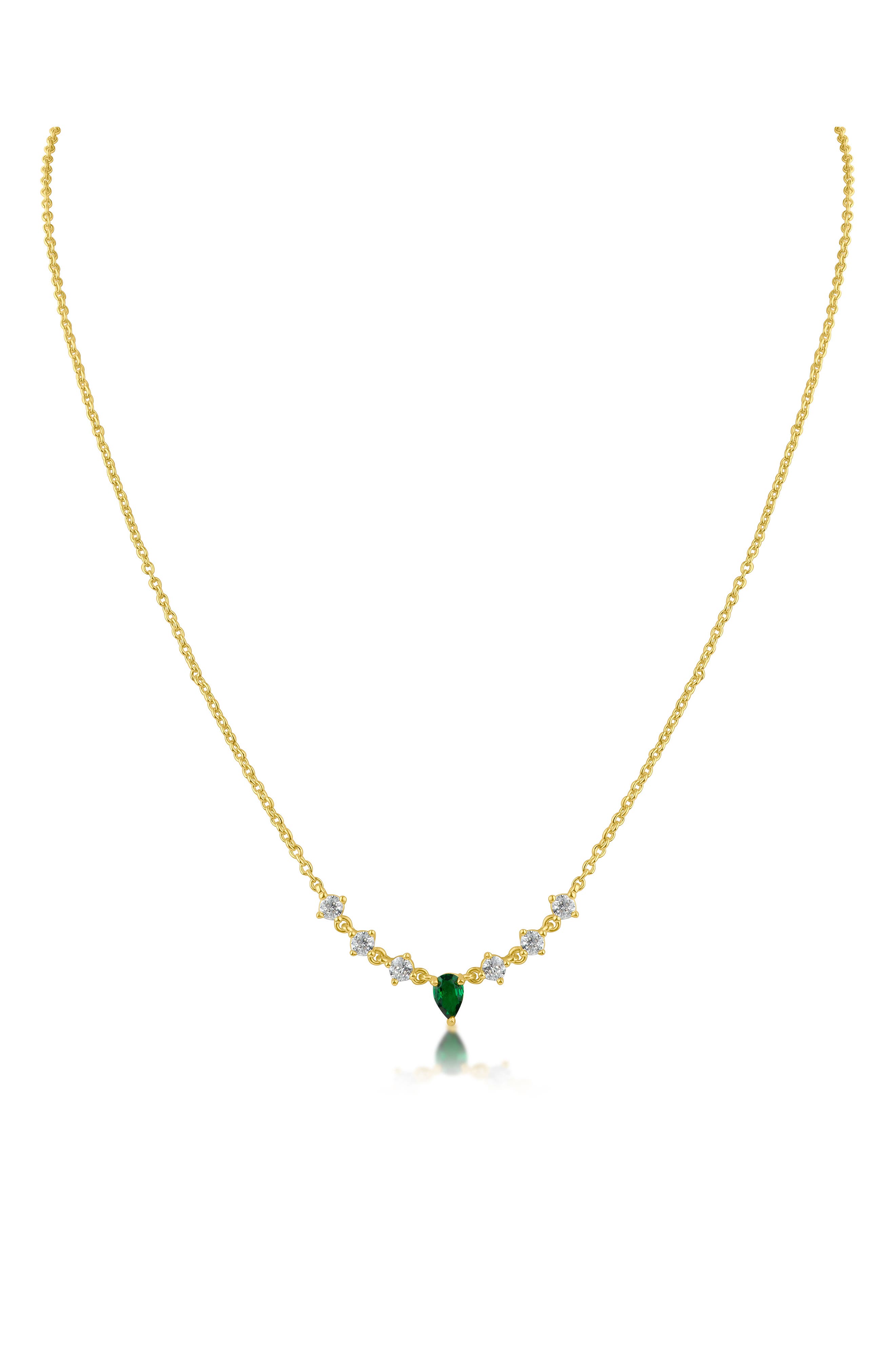 CZ by Kenneth Jay Lane Cubic Zirconia Delicate Pendant Necklace