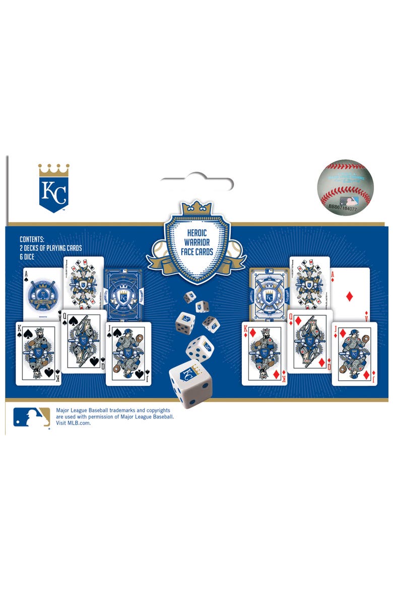 Kansas City Royals Playing Cards & Dice, Alternate, color, Multicolor