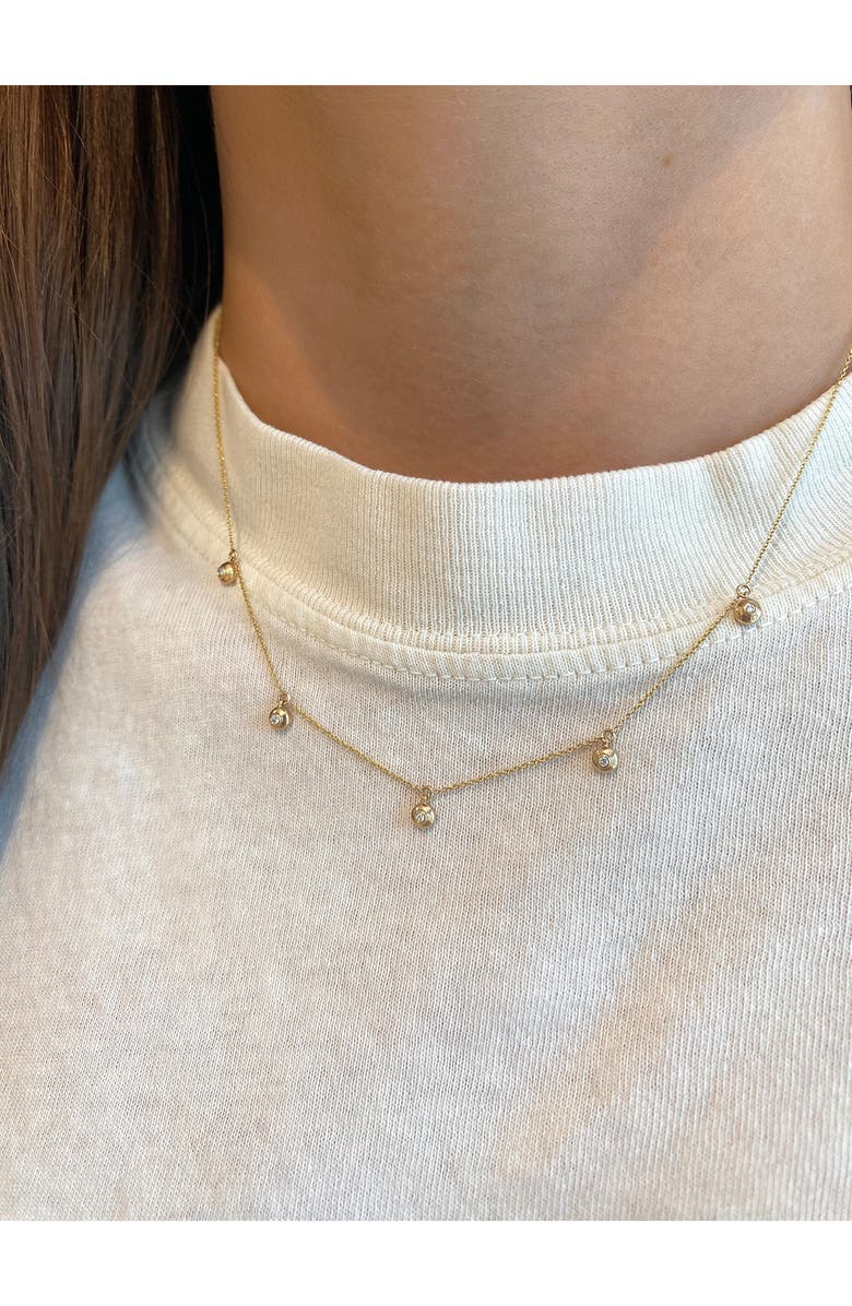 Dana Rebecca Designs Lulu Jack Diamond Bezel Charm Necklace, Alternate, color,